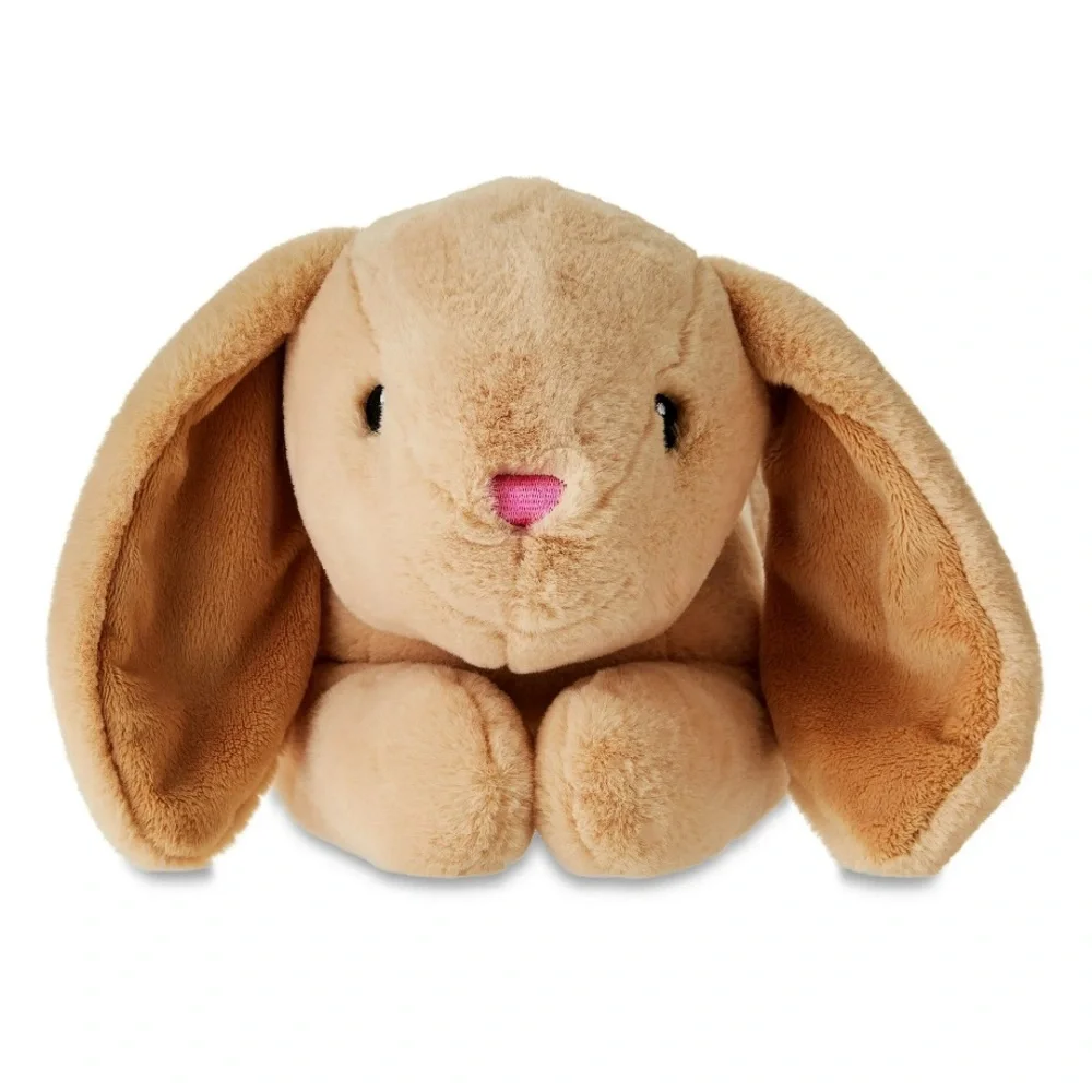 Medium Tan Floppy Bunny Plush 11.5 inch Soft and Cuddly Children’s Toy (M)